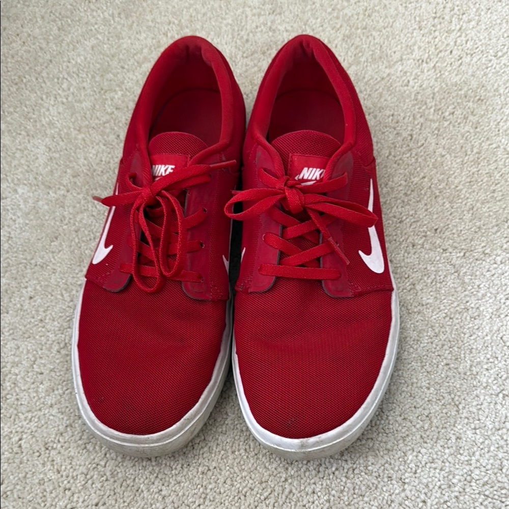Nike Crimson and White Casual SB Sneakers